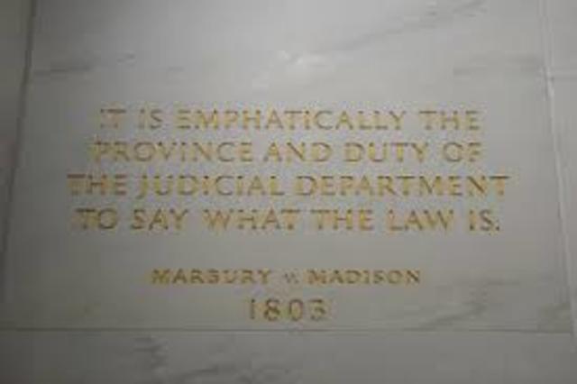 Marbury V. Madison
