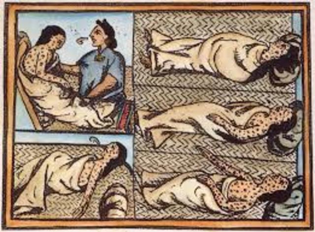 Smallpox introduced to Indians