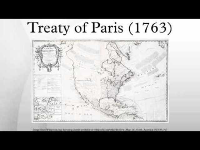 Treaty of Paris 1763