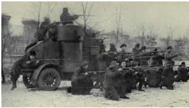 Russian civil war ends