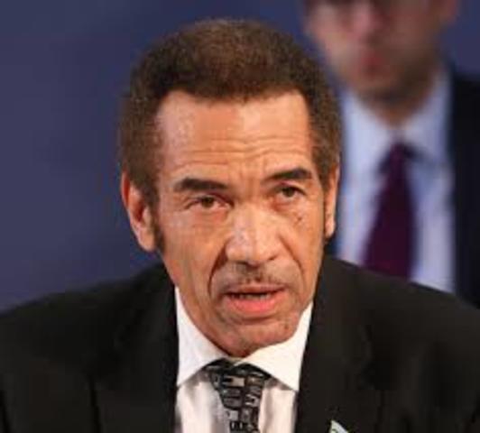 Seretse Khama was elected president of Botswana