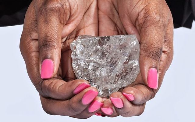 the Canadian-owned Lucara mine attempted to auction off the second-largest diamond ever found