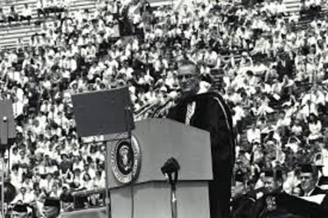 Great Society  -   Lyndon B. Johnson