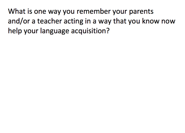 Early Childhood: Cognitive Development
