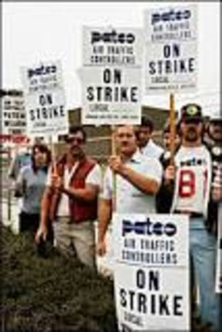 Strike of air traffic controllers