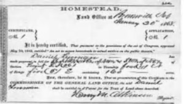 HOMESTEAD ACT