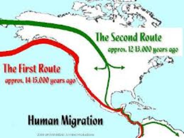 Natives travel the Bering Strait