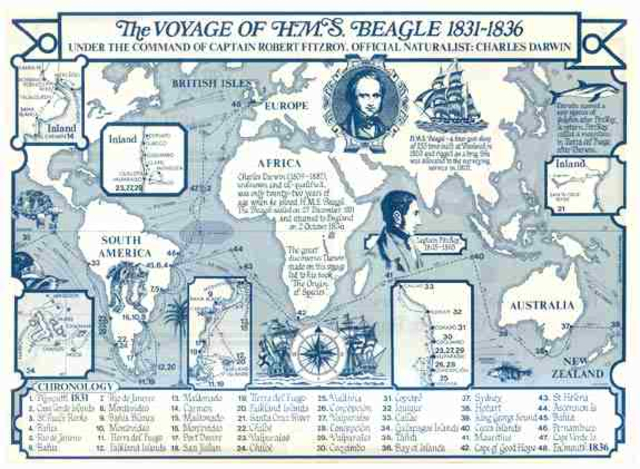 The Voyage of the HMS Beagle