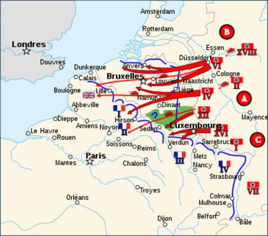 Invasion des Pays-Bas,de la Belgique et du Luxembourg