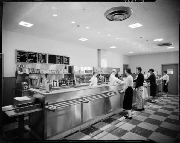 Buffet style cafeteria