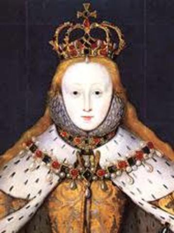 Elizabeth I succeeds to the throne in England
