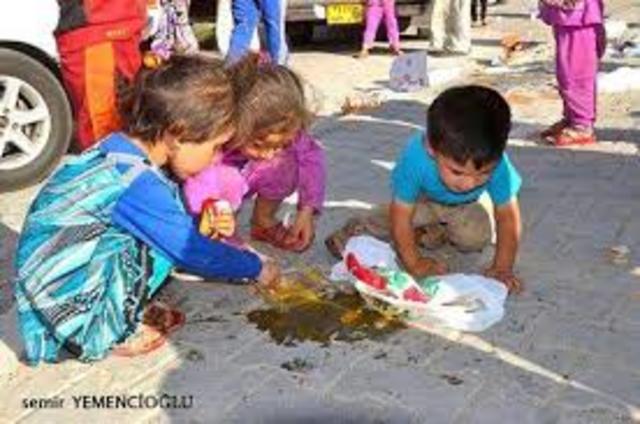 Fleeing Stuggle-Hunger