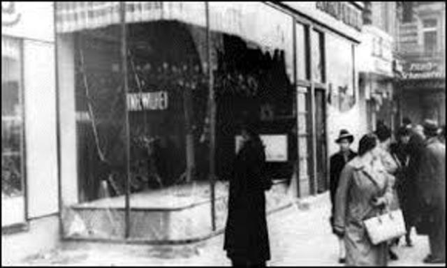 •	Kristallnacht