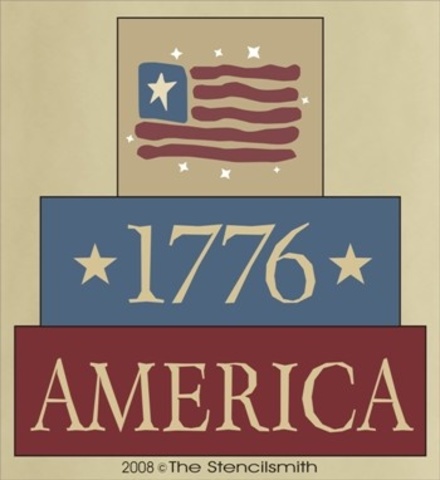 America comes to fruition! (American comes to exist = becomes USA) 1776
