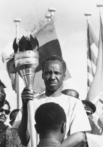 Mr.Nyerere is elected president one year after Tanzania gains full independence.