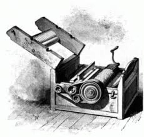 Eli Whitney Patented the Cotton Gin