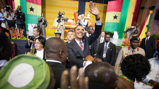Barack Obama visits Ghana