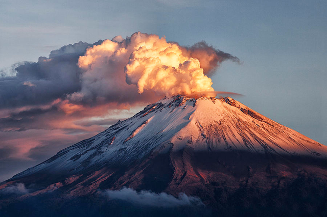 El Popocatépetl