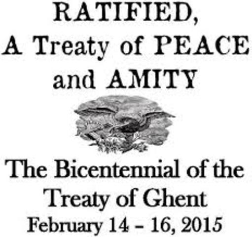 Treaty of Ghent ratified
