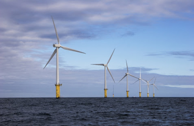 The UK's first offshore windfarm is opened