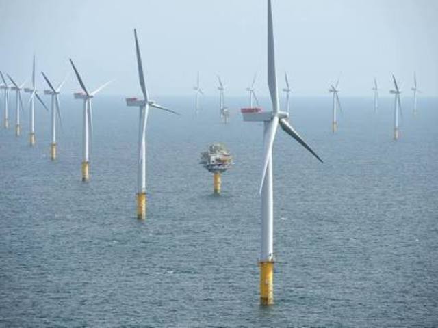UKs first off shore wind farm