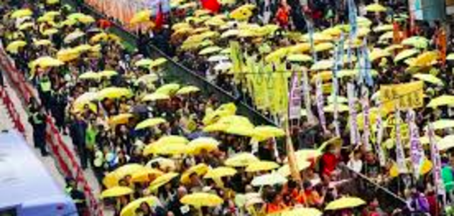 Yellow umbrella movement
