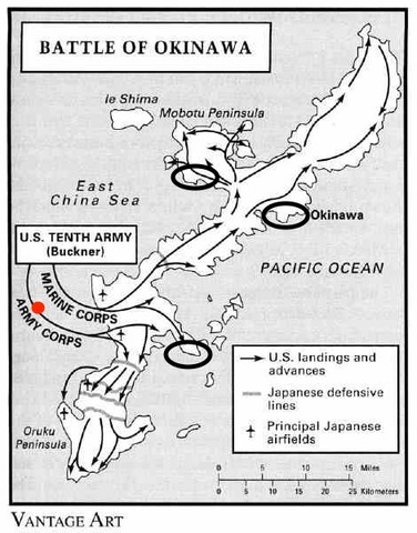 End of Okinawa Battle