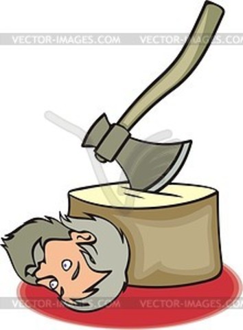 Charles was executed at Whitehall, London