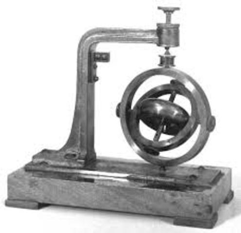 Johann Bohnenberger 'discovered' the gyroscope