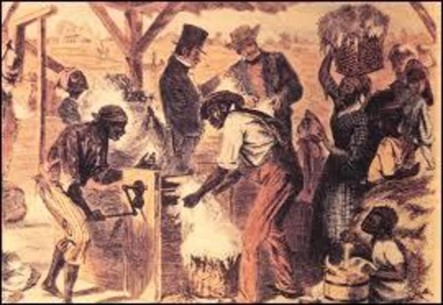 Ely Withney invents the Cotton Gin