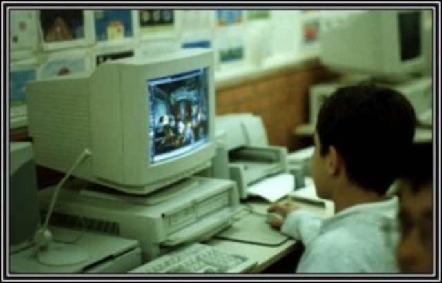 Estreia da internet na escola