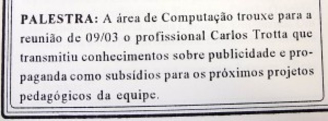 Palestras com especialista