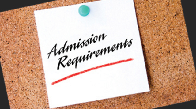 Admission Changes