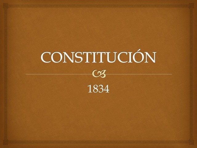 Constitución de 1834