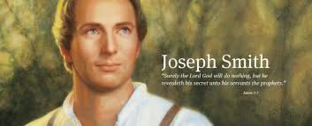 Joseph Smith founded the church of Jesus Christ of the Latter-Day Saints