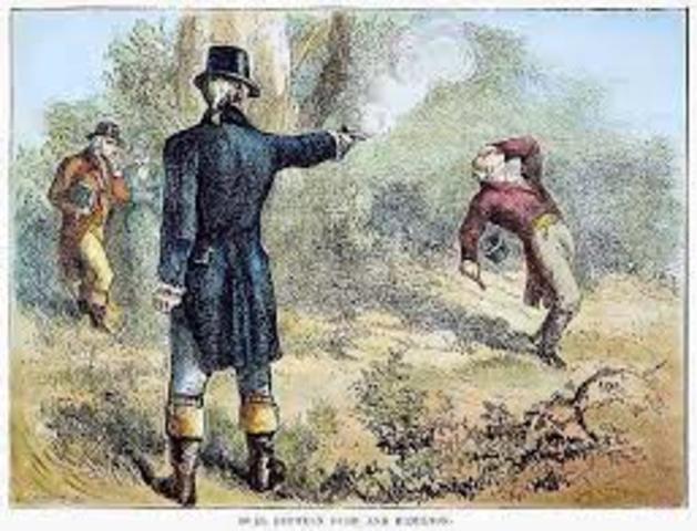Duel between Burr and Hamilton