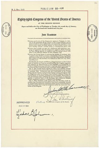 Tonkin Gulf resolution