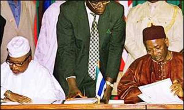 Lome Peace Agreement is Signed
