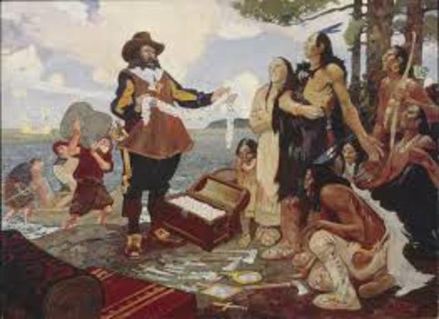 Power relations between the french and the amerindiens