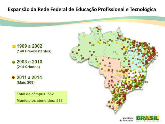 LANÇAMENTO DA 2ª FASE DO PLANO DE EXPANSÃO  DA REDE FEDERAL DE EDUCAÇÃO PROFISSIONAL E TECNOLÓGICA