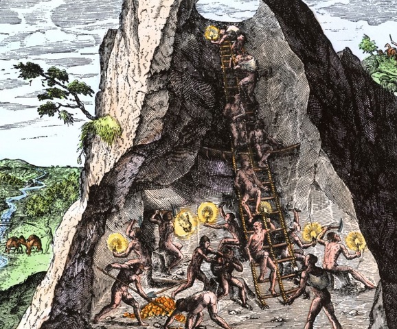 Spanish Discovery of Silver near Potosi