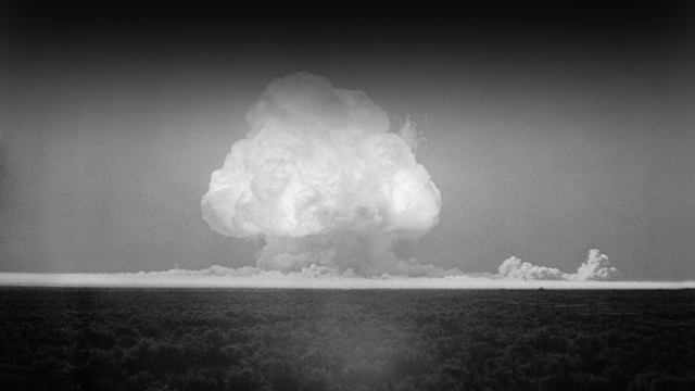 First Nuclear Bomb Tested