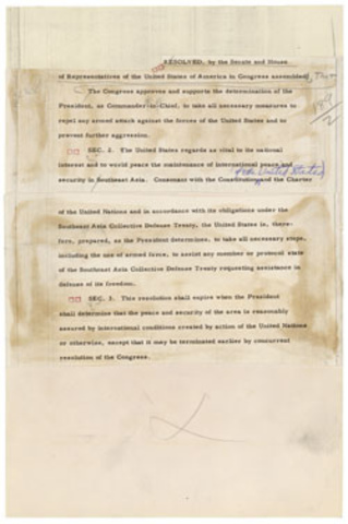 Tonkin Gulf Resolution