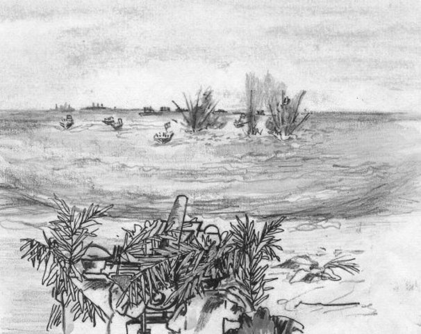 Japanese Attack Lingayen Gulf