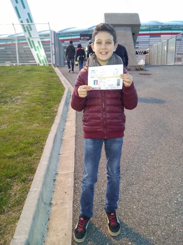 I went to the Juventus stadium