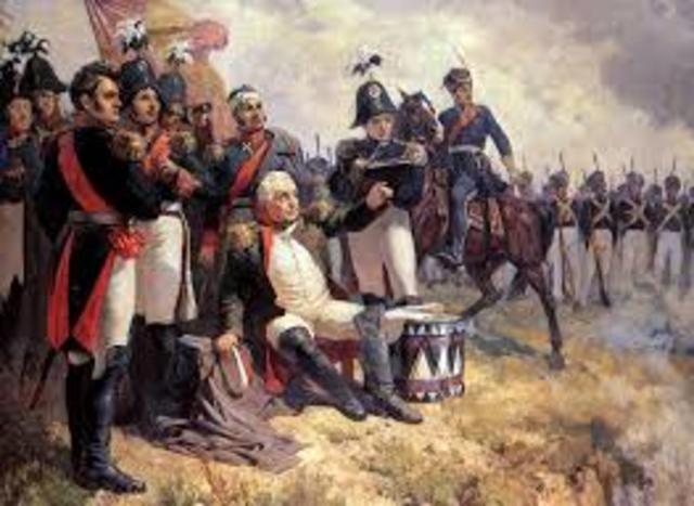 Start of the South American revolution