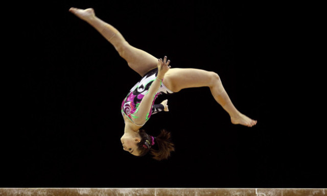 my first time at ginnastic artistic training