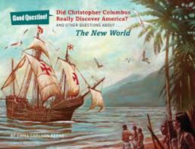 Columbus discovers the new world
