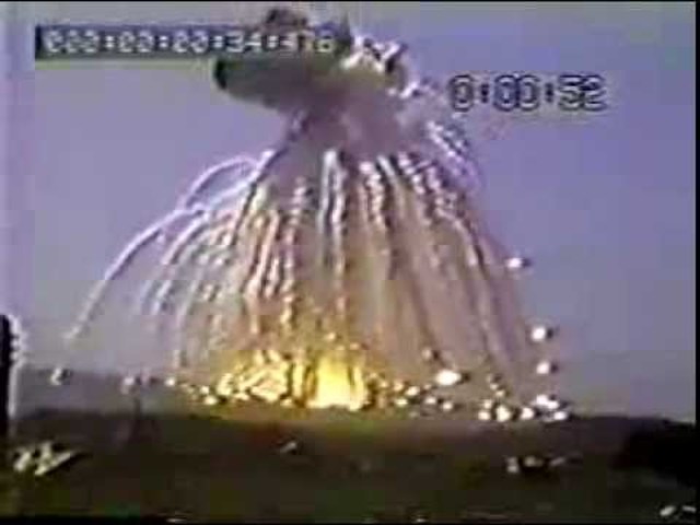 the missile exploded