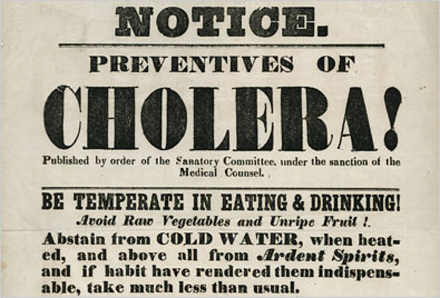 Cholera epidemic